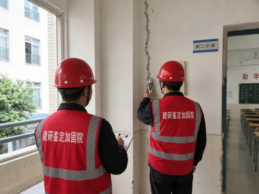 老房抗震鉴定：墙体裂缝与构造检查