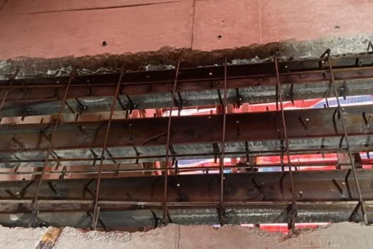 建筑结构补强新旧混凝土界面施工