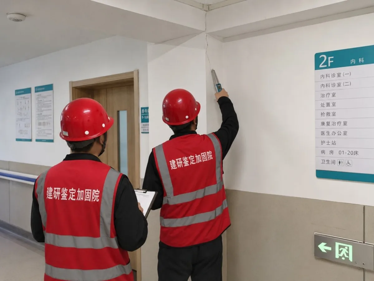 建筑可靠性鉴定:老旧公共建筑现场检查
